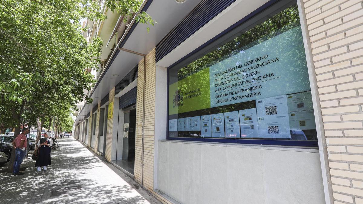 Oficina de Extranjería de la delegacion del Gobierno en la Comunitat Valenciana.