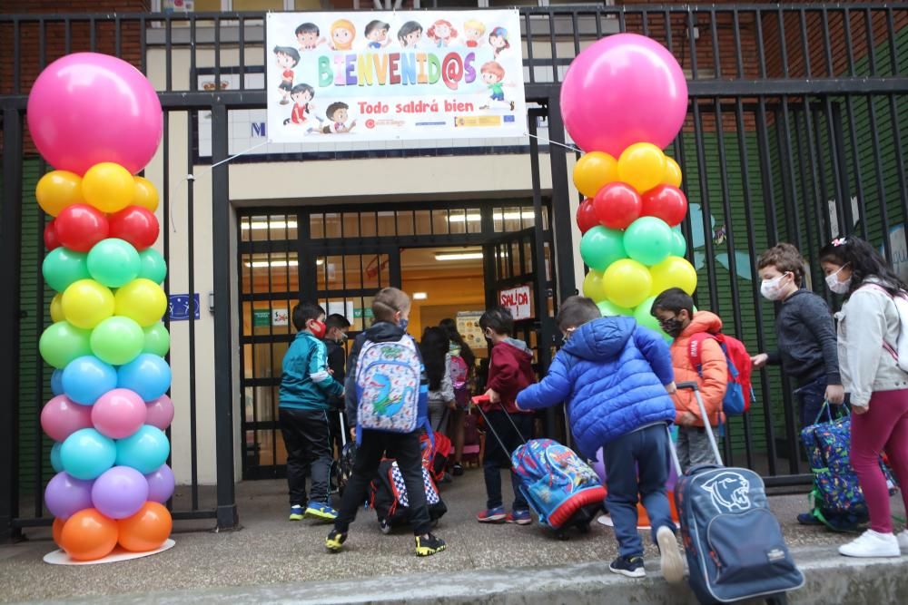 Gijón: a las aulas con distancia y sin lloros