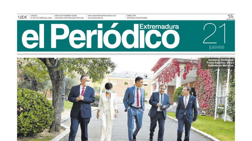 Consulta la portada correspondiente al día 21 de octubre del 2021