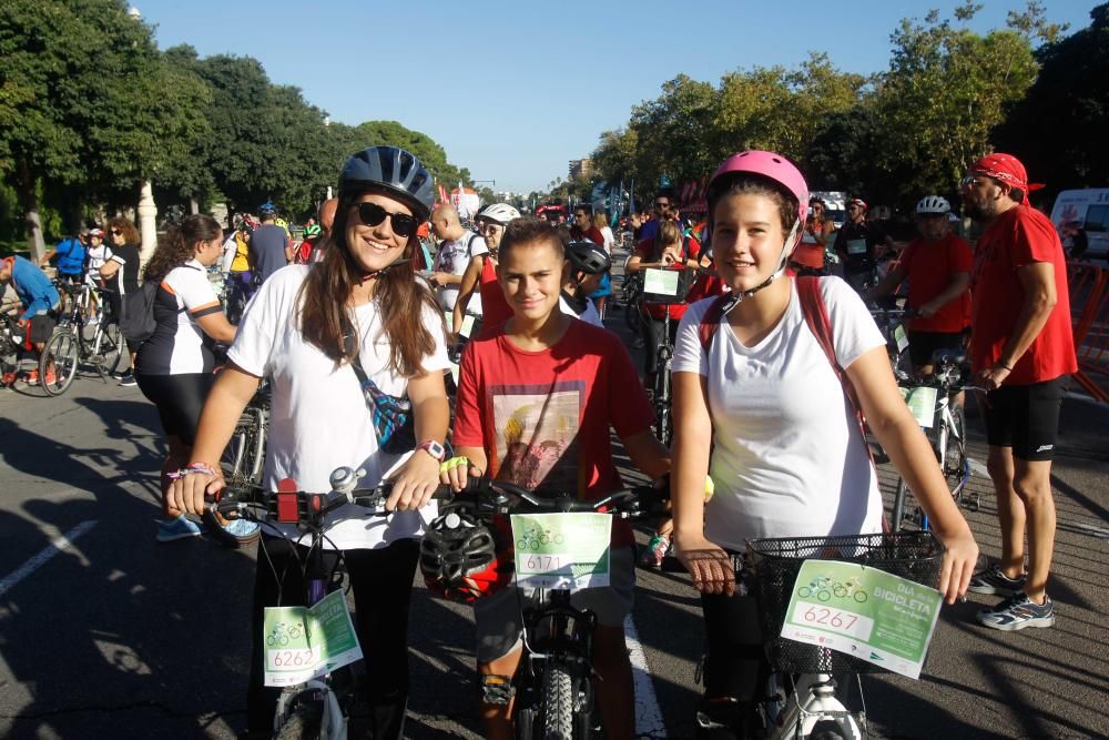 concentración ciclista en València