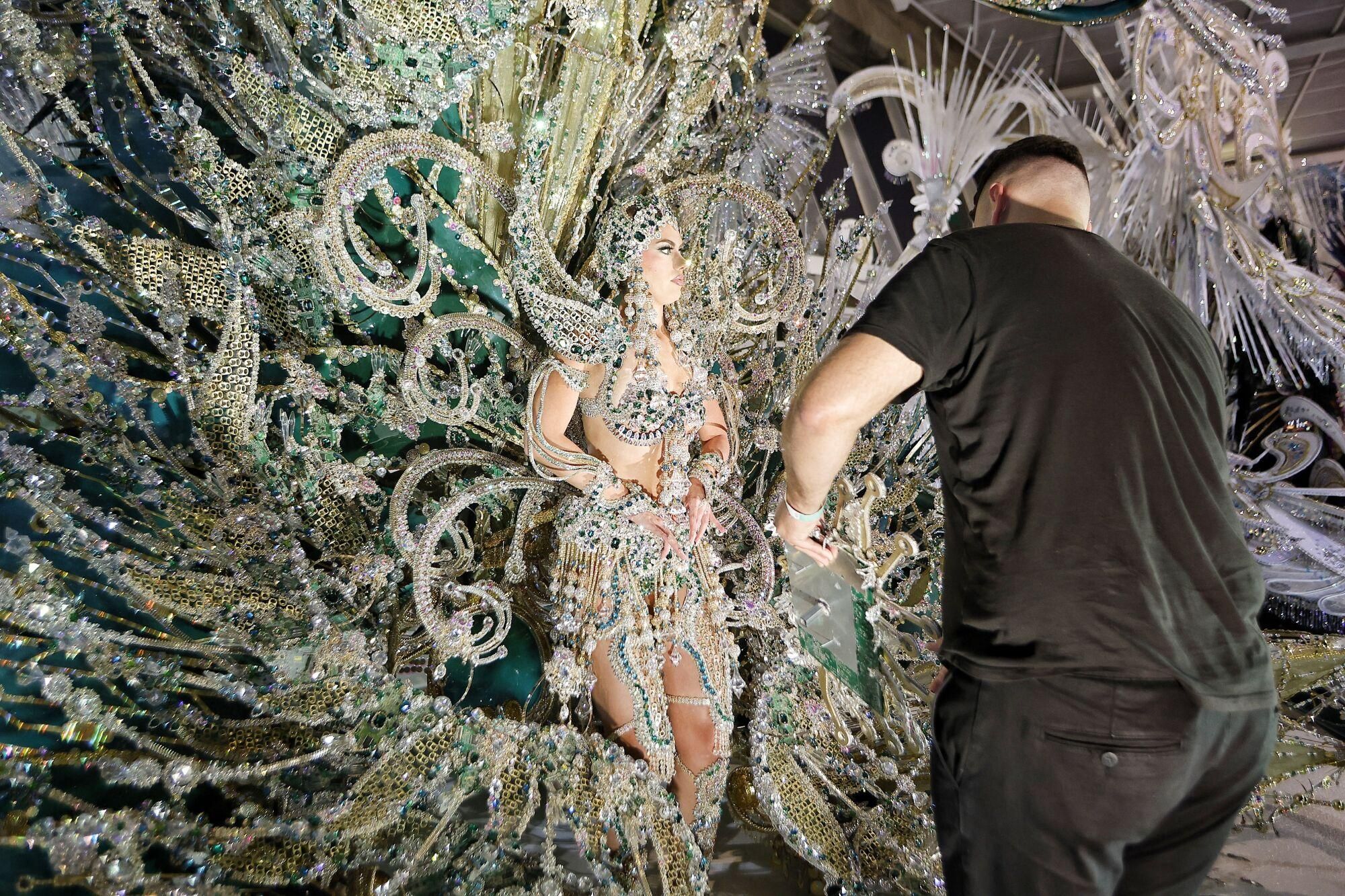 Backstage de la Gala de la Reina de Santa Cruz de Tenerife