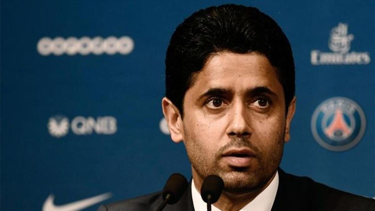 Nasser Al-Khelaïfi, presidente del PSG, se le estima un fortuna de 8.000 millones