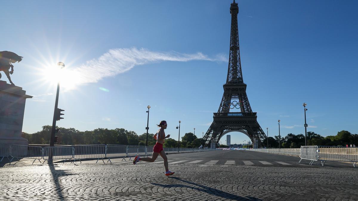 Imagen de la Torre Eiffel durante los JJOO de París