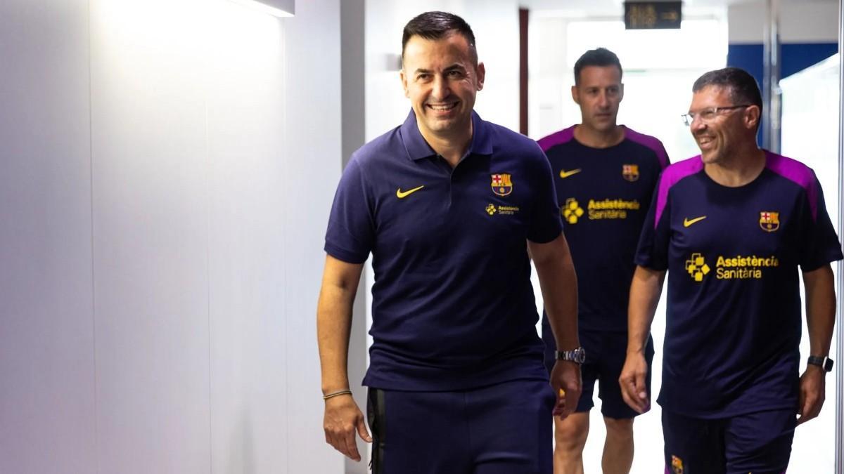 Ricard Arés, entrenador del Barça