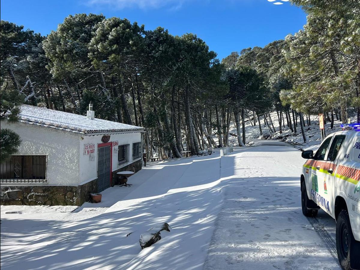 Nevada en el Refugio Los Reales, Estepona