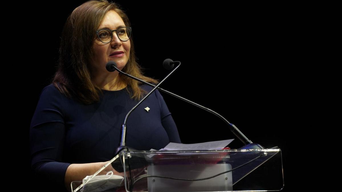 La directora de LA OPINIÓN-EL CORREO DE ZAMORA, Marisol López, durante su pregón. |