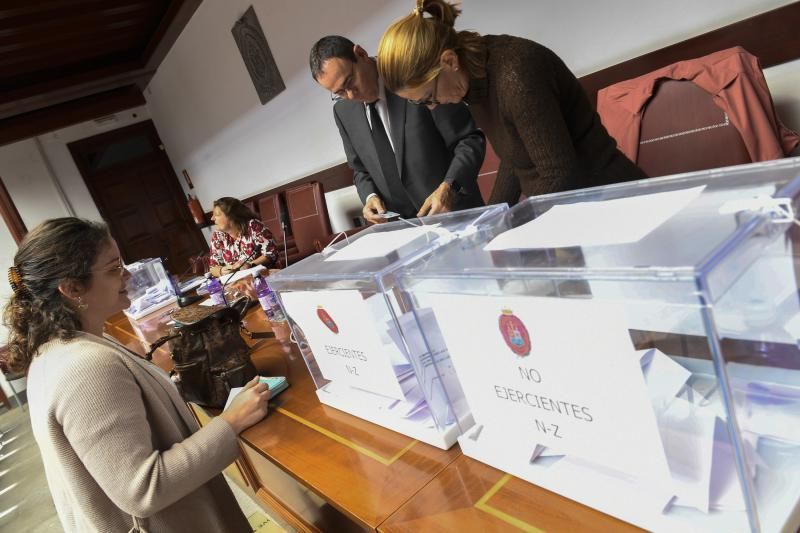 31-01-20 GENTE Y CULTURA. COLEGIO DE ABOGADOS. LAS PALMAS DE GRAN CANARIA. Votaciones para el cambio de nombre en el Colegio de Abogados.     Fotos: Juan Castro.  | 31/01/2020 | Fotógrafo: Juan Carlos Castro