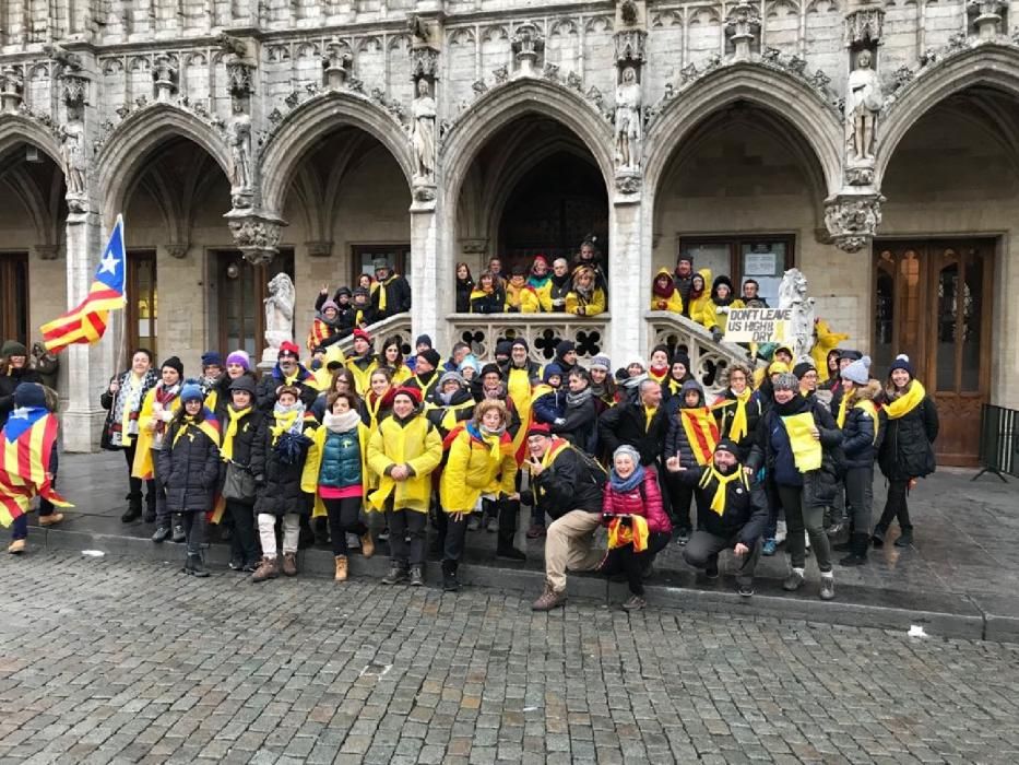 Manifestació independentista a Brussel·les