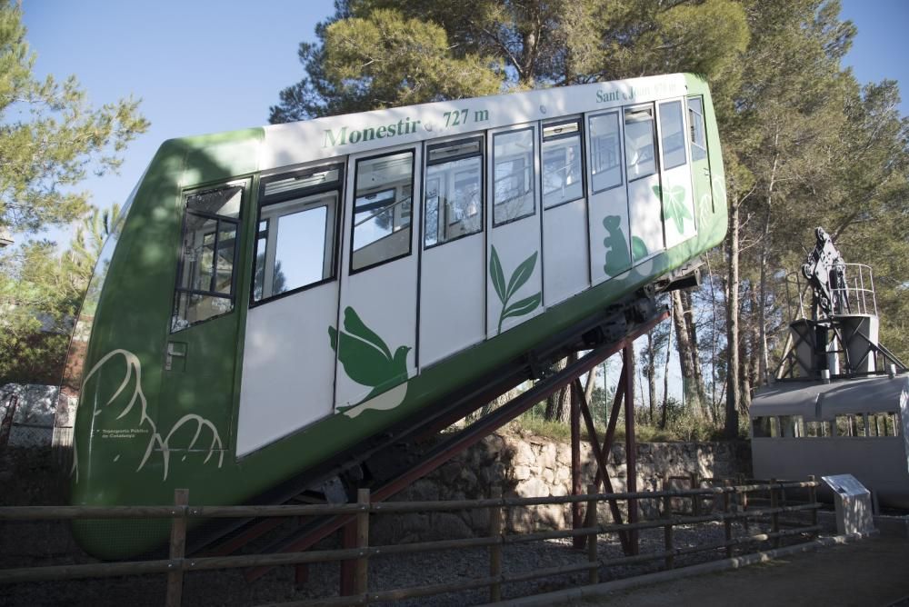 Recuperació de la cabina de l'aeri de Sant Jeroni