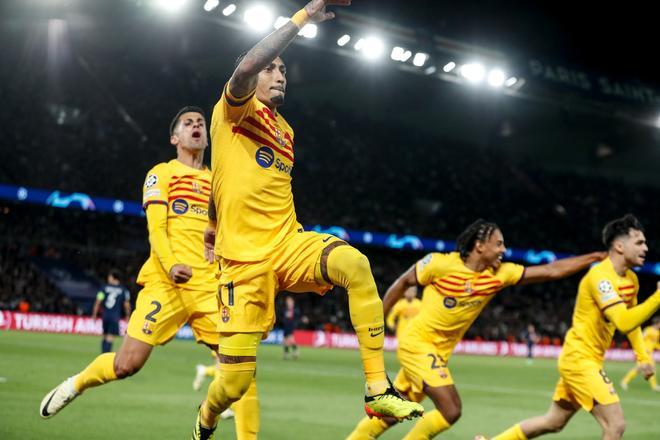 PSG - FC Barcelona, la ida de cuartos de final de la Champions League, en imágenes