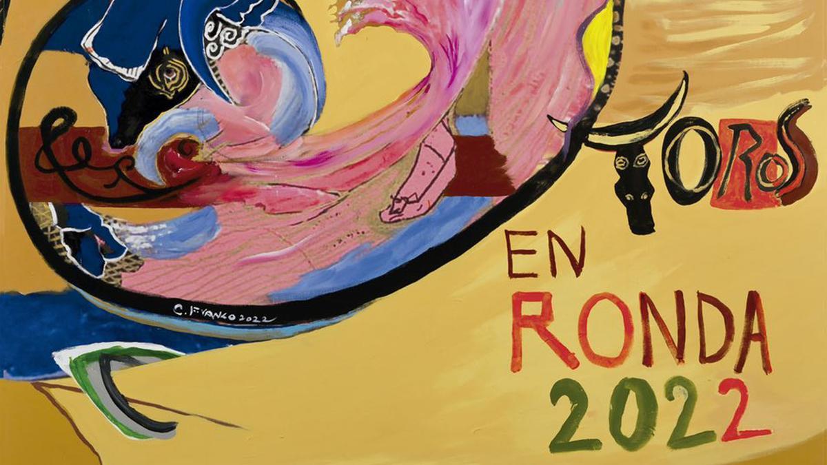 Detalle del cartel de la Goyesca de Ronda 2022.