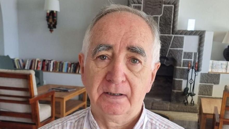Pedro Gil, ayer en el Parador de la Cruz de Tejeda. |