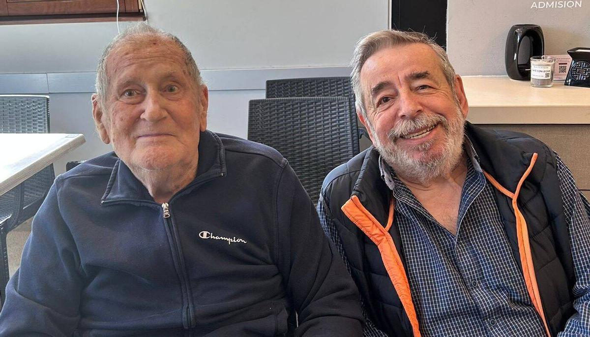 Antonio García Oliva y Falo Méndez, en Gijón.