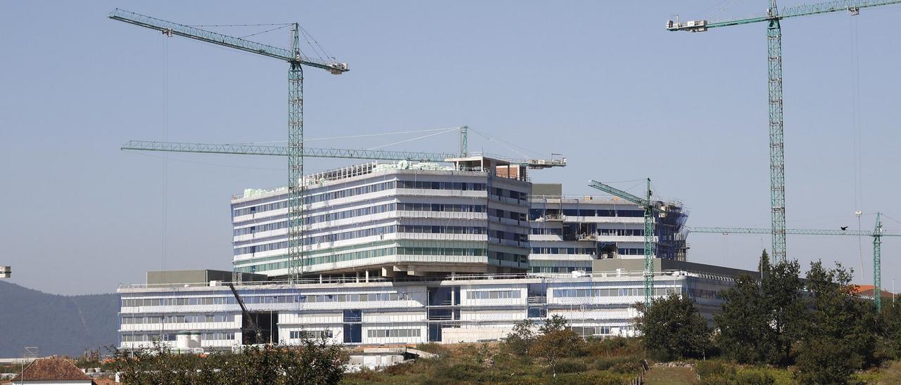 Hospital Gran Montecelo, en obras.