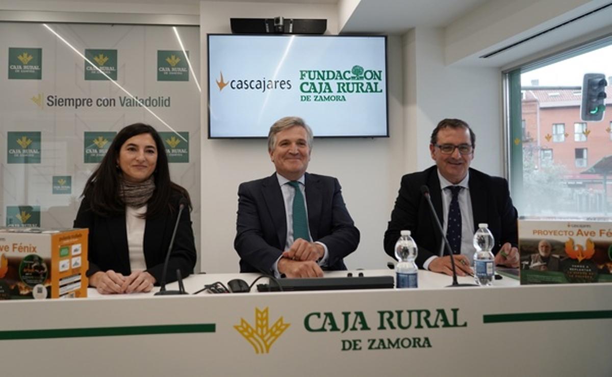 Narciso Prieto (izquierda) en Valladolid durante la presentación del proyecto.