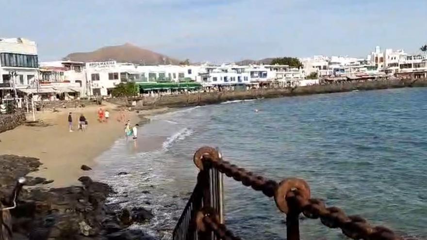 El tiempo en Playa Blanca (Yaiza), en el sur de Lanzarote