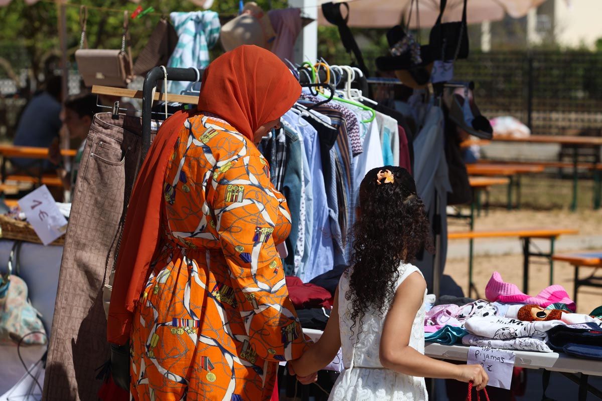 Las imágenes del mercadillo de segunda mano en Jesús