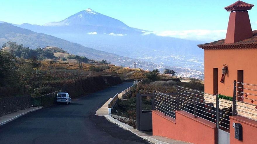 El Sauzal receives the year with important improvements in its road network