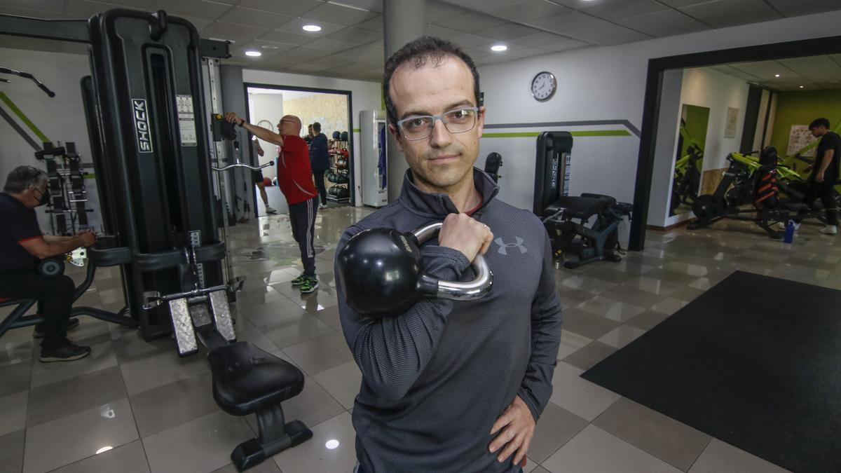 Jorge Salmón, responsable del Centro de Entrenamiento Funcional ViveVién, en Mejostilla.