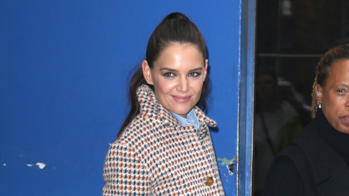 Katie Holmes con bolso de Tod's