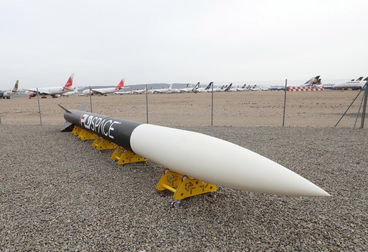 Instalaciones de PLD Space en el Aeropuerto de Teruel.