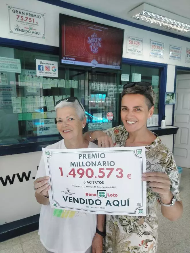 Gran Canaria tiene un nuevo millonario gracias a la Bonoloto: gana 1,5 millones de euros