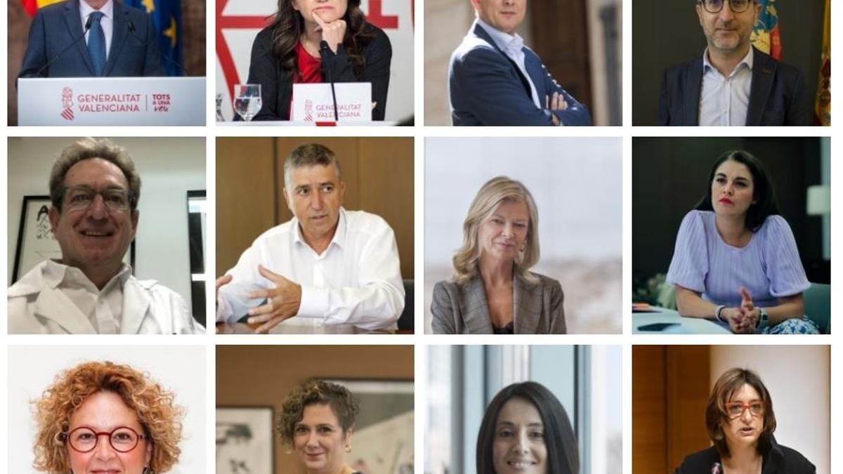 Imagen de los representantes del gobierno valenciano.
