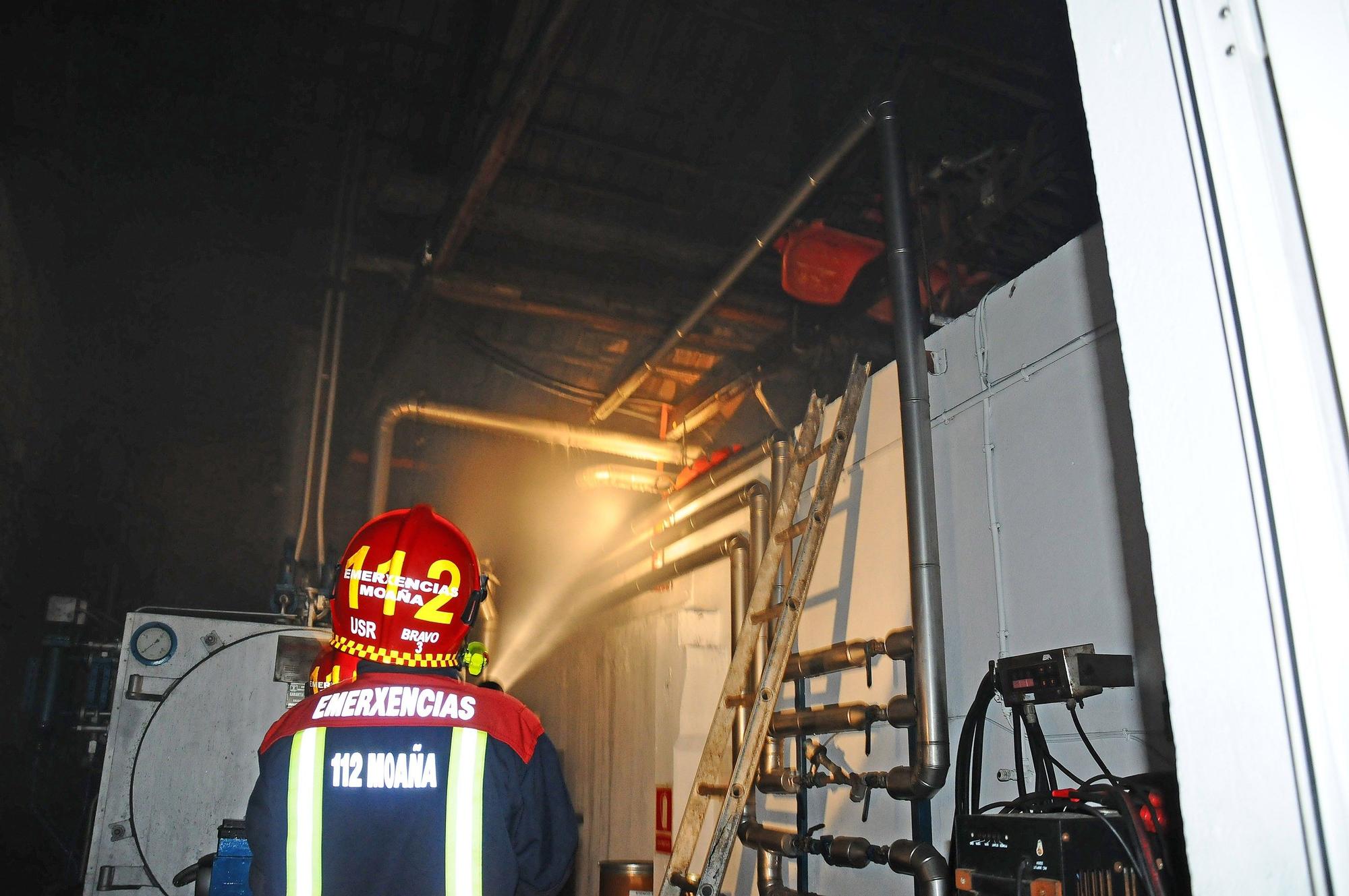 Incendio de Conservas Lago Paganini. Diciembre de 2011