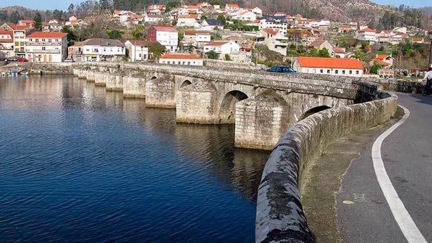 Puente de Pontesampaio, entre Arcade y Pontevedra.