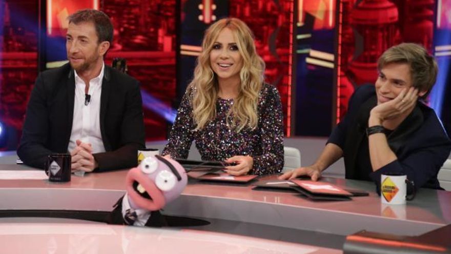 Marta Sánchez y Carlos Baute, en &quot;El hormiguero&quot;.