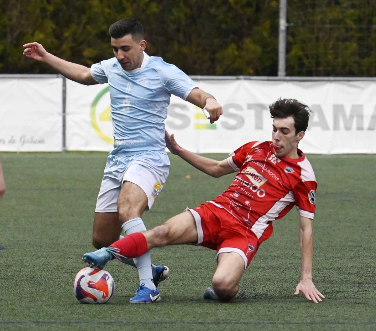 Un momento del partido disputado ayer. | PABLO H. GAMARRA