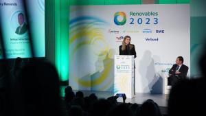 La secretaria de Estado de Energía, Sara Aagesen, durante la apertura del Congreso de Energías Renovables organizado por APPA.