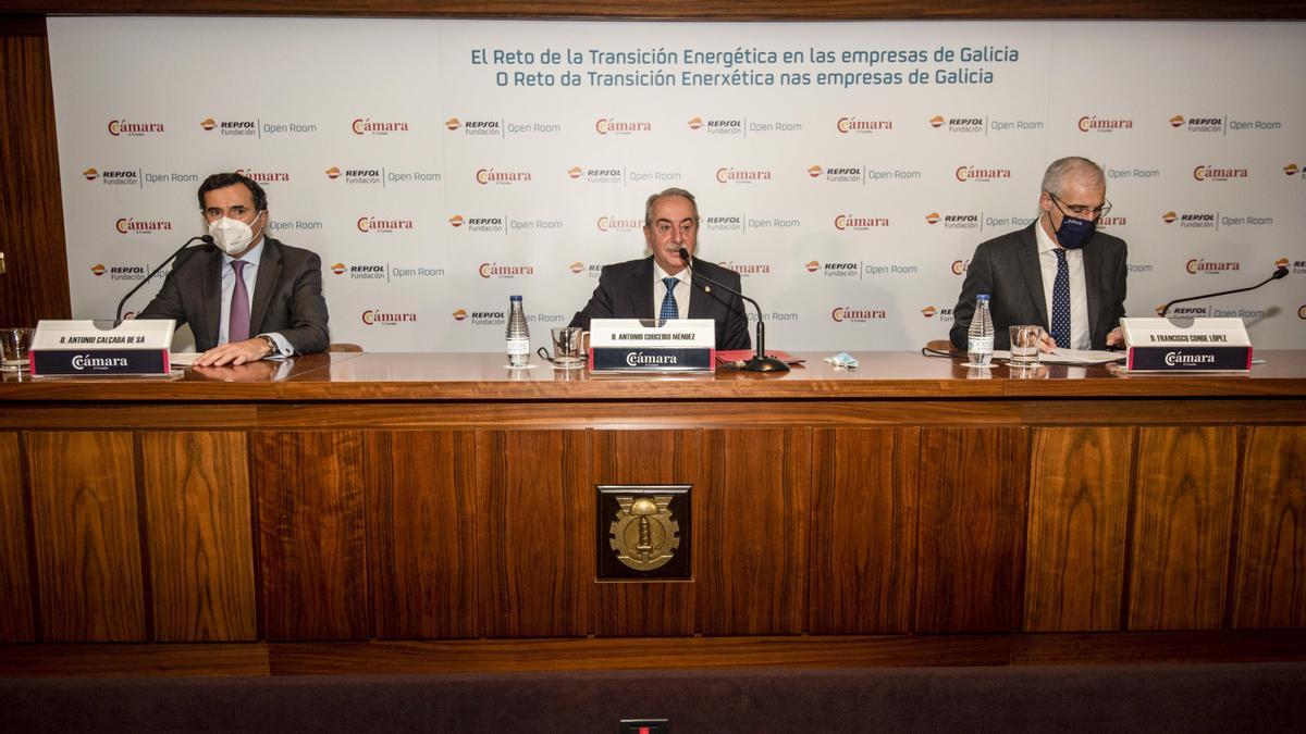 Intervención de Antonio Calçada, Antonio Couceiro y Francisco Conde