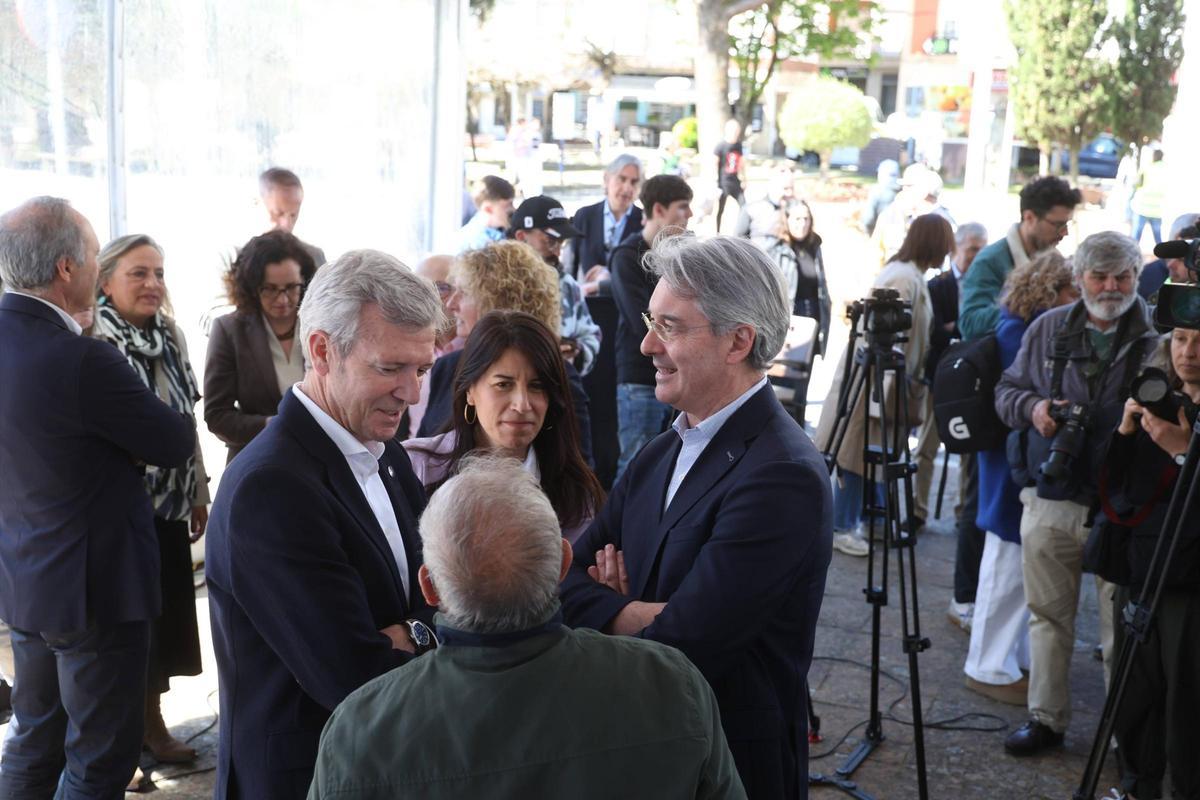 Alfonso Rueda en O Grove: una visita con mucha chicha política