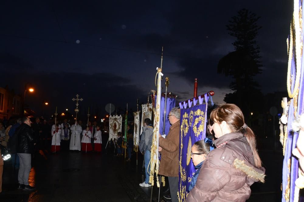 La Luz de la Paz de Belén ilumina Cangas