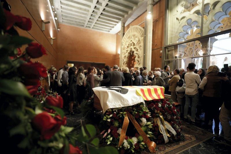 Capilla ardiente de Chesús Bernal