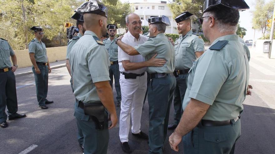 Homenaje a a los guardias civiles asesinados por ETA en Mallorca en 2009