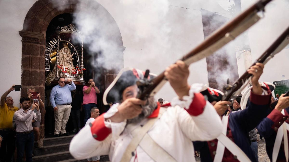 Imagen de la librea de Taganana, que se celebra en agosto