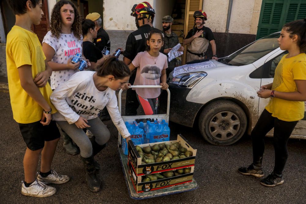 Una riada de solidaridad inunda Sant Llorenç