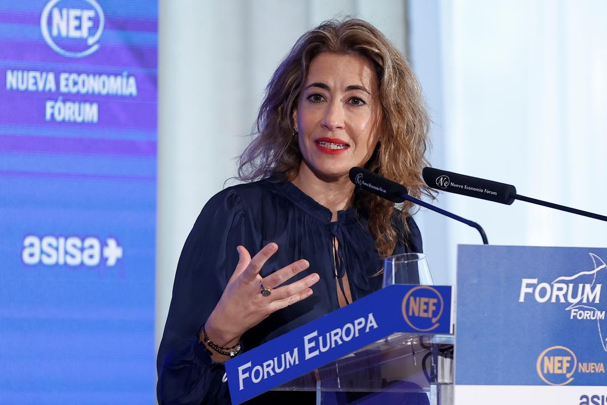 La ministra de Transporte, Movilidad y Agenda Urbana, Raquel Sánchez.