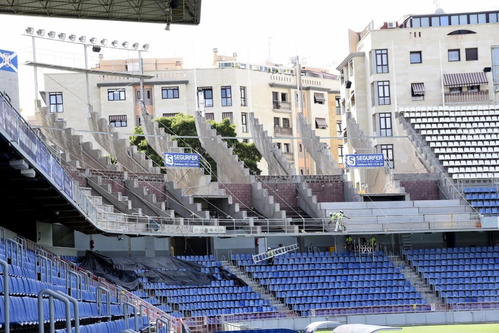 El CD Tenerife vuelve a entrenar en casa