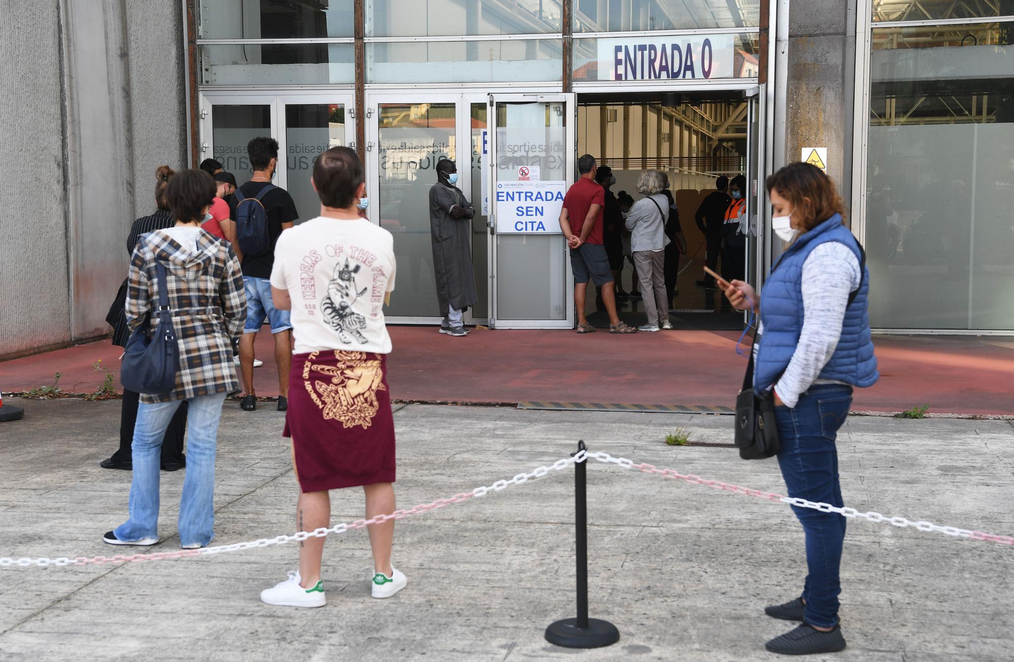 Vacunación sin cita en Expocoruña