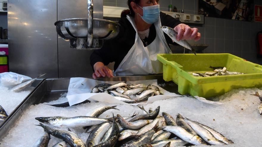 Las sardinas de San Juan, entre siete y diez euros el kilo