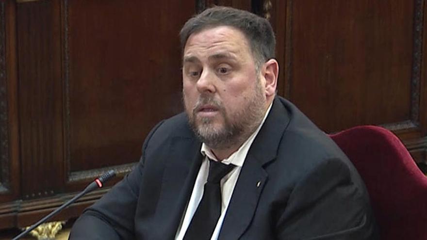 Oriol Junqueras, en el juicio del &#039;procés&#039;.