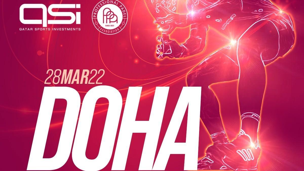 Cartel del torneo de Doha