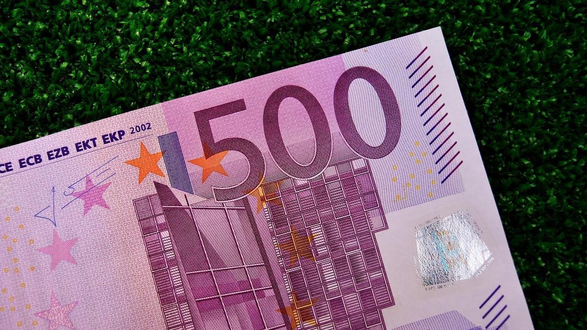 Un billete de 500 euros.