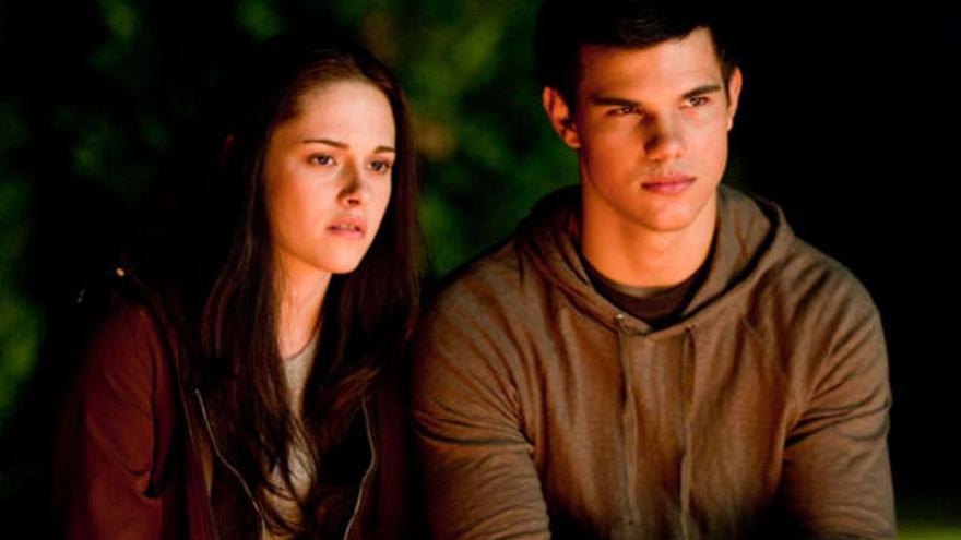 Kristen Stewart y Taylor Lautner.