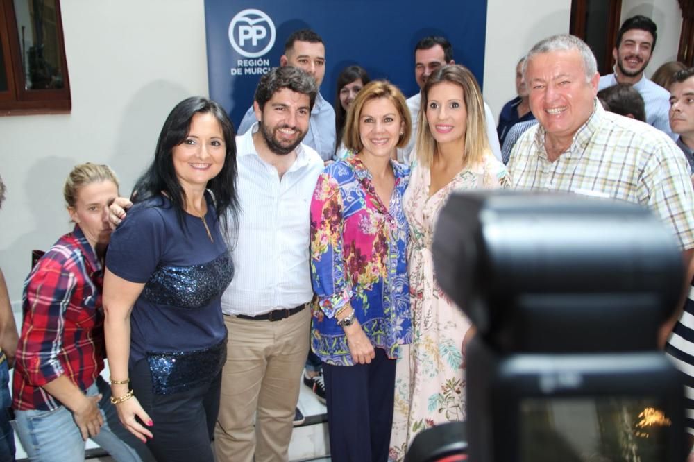 Cospedal visita Murcia en su campaña de Primarias para presidir el PP
