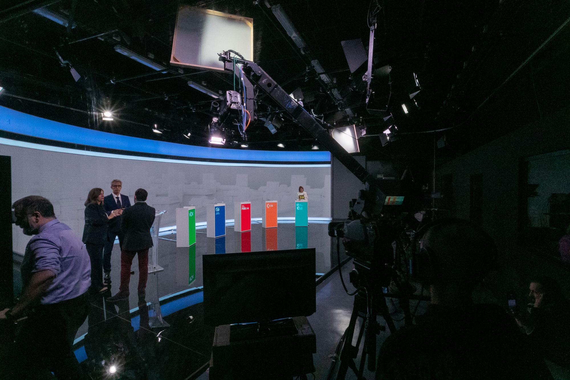 Todas las imágenes del debate electoral de la Región de Murcia