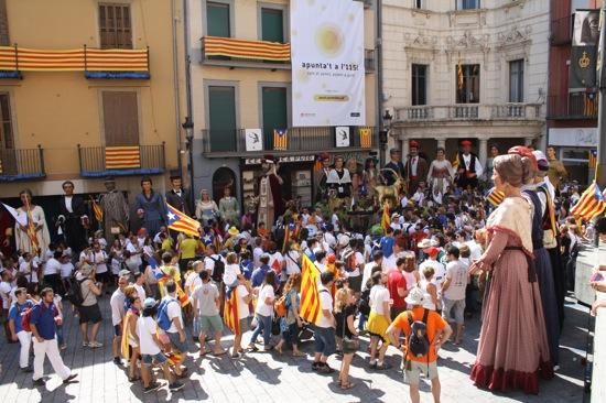 Macrogaleria de la Diada a Berga